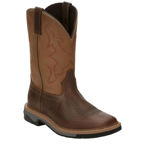 Justin Men's Boot Barn Carbide Western Work Soft Toe - MJ2203 9.5 D(M) US