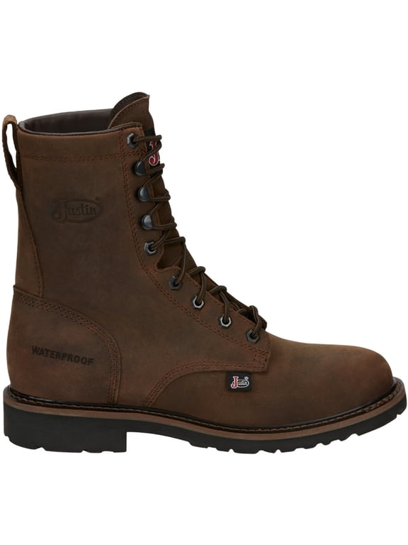 Men's Drywall Work Boot Soft Toe Brown 10 D(M) US