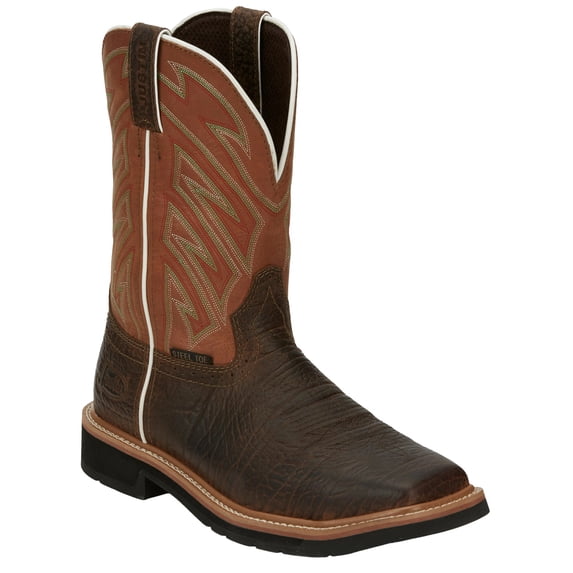 Justin Men's Electrician Western Work Boot Steel Toe - SE4561 14 D(M) US