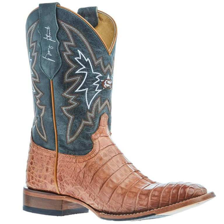 Justin caiman square toe boots hotsell