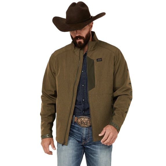 Justin Men's Stillwater Softshell Jacket Olive X-Large US