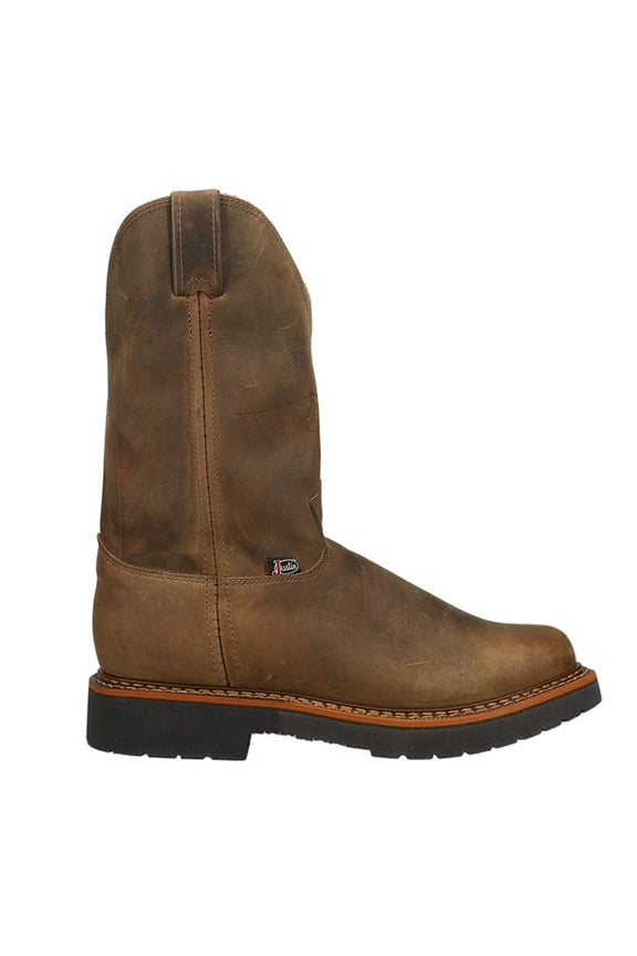 Men's J-Max Blueprint Bay Gaucho Eh Pull On Work Boot Soft Toe Tan 15 EE  US