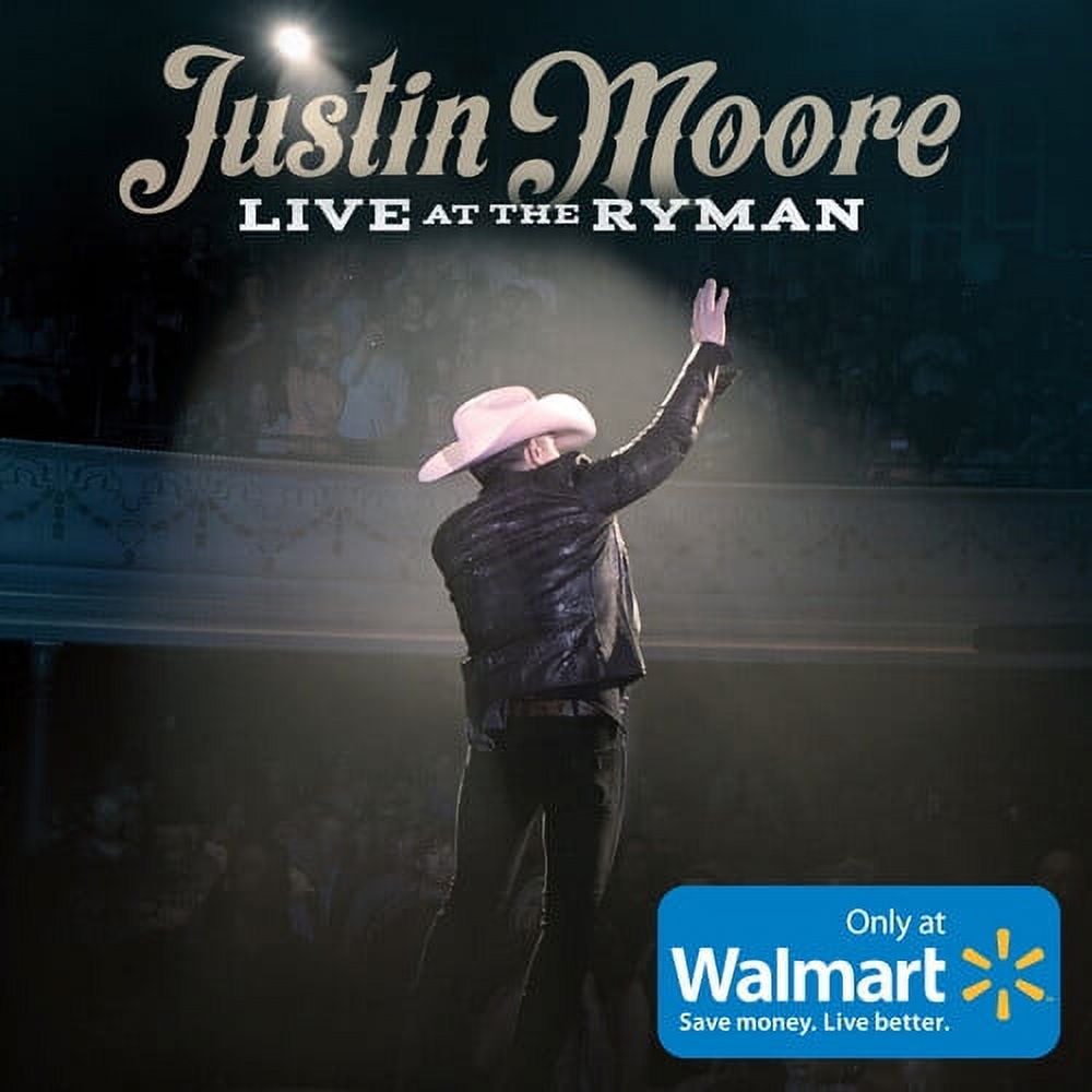 Justin Moore - Live At The Ryman (Walmart Exclusive) - CD - image 1 of 1