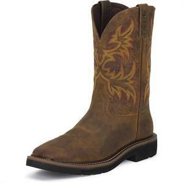 Justin stampede lace up work boots sale