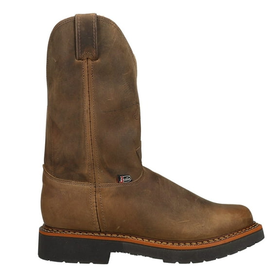 Justin Men's J-Max Blueprint Bay Gaucho Eh Pull On Work Boot Soft Toe Tan 10 EE  US