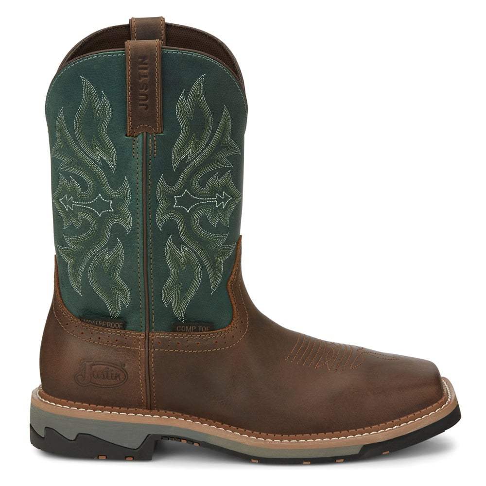 Justin Men s Bolt Western Work Boots Composite Toe
