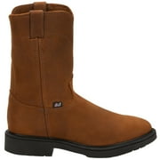 Justin Mens Conductor Electrical Hazard Pull-On Work Boot Soft Toe - 4760 10 DM US