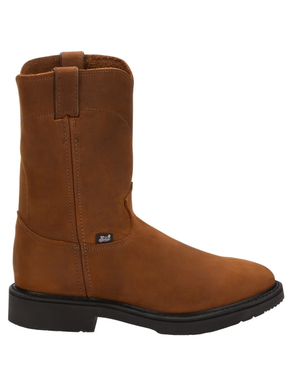 Men's Conductor Electrical Hazard Pull-On Work Boot Soft Toe - 4760 10 D(M) US