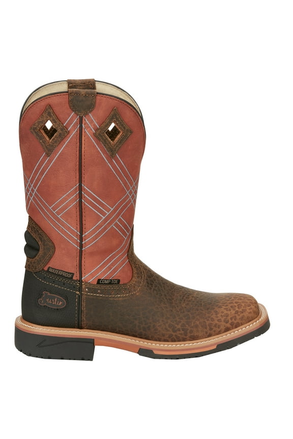 Men's Dalhart Waterproof Western Work Boot Nano Composite Toe - SE4218 11 D(M) US