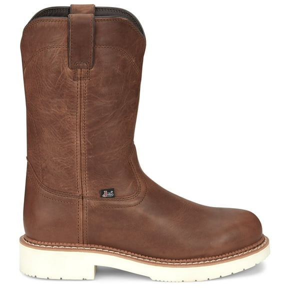 Justin Original Workboots Mens Dc Cream 11 Inch Electrical Steel Toe