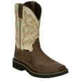 thumbnail image 1 of Justin Men's Driller Western Work Boot Steel Toe Dark Brown 14 EE  US, 1 of 7