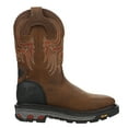 thumbnail image 1 of Justin Men's  Eh Waterproof Work Boot Steel Toe Mahogany 7 D(M) US, 1 of 1