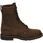 Justin Original Workboots Mens Drywall 8 Inch Waterproof Steel Toe
