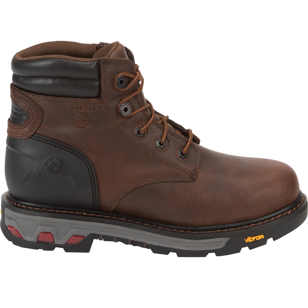 Justin Original Workboots Mens Laborer Composite Toe Eh Lace Up 