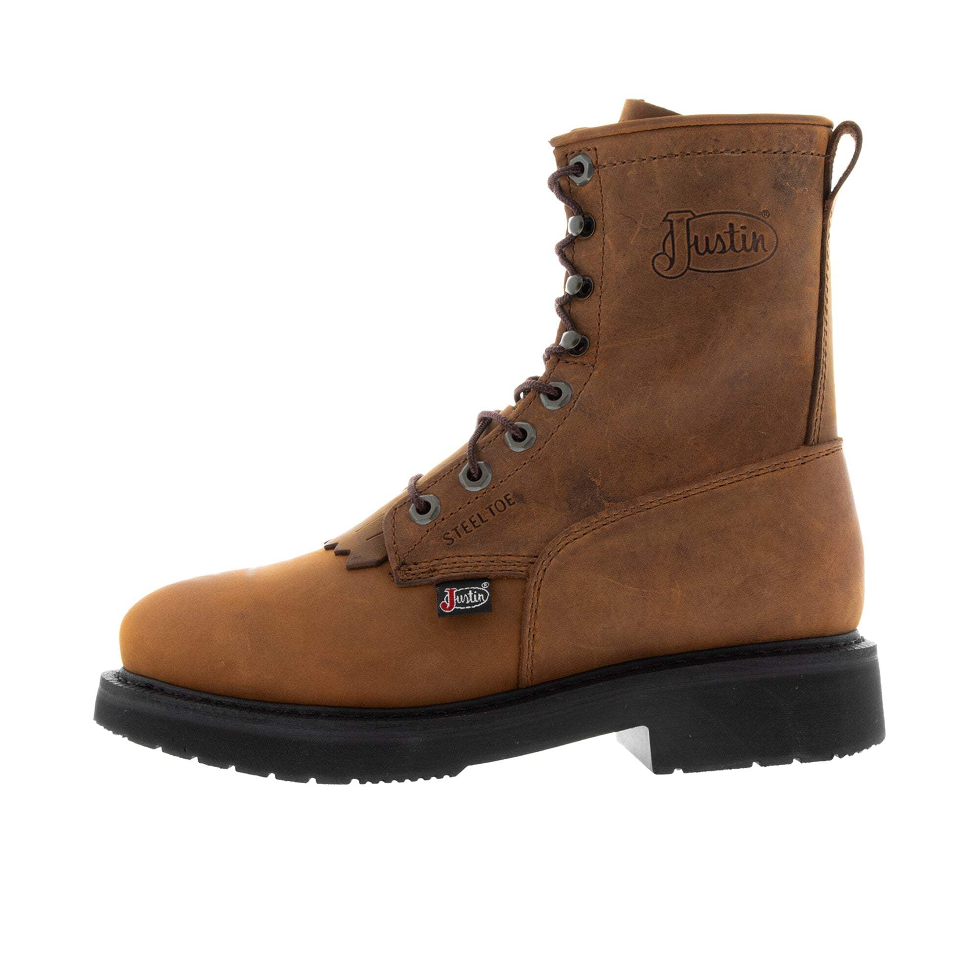 justin lace up shoes