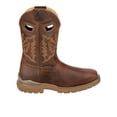 thumbnail image 1 of Justin Boot Company Men`s Justin Warhawk 11In H20 Brown Nano Square Toe Work Boot Brown 9 D, 1 of 5