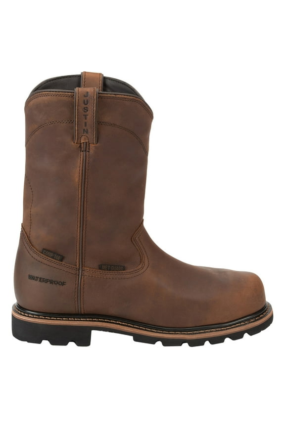 Original Workboots Mens Pulley 10 Inch Waterproof Met Guard Composit