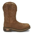 thumbnail image 1 of Justin Men's Resistor Russet Waterproof Western Work Boot Nano Composite Toe Russett 10.5 D(M) US, 1 of 5