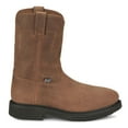 thumbnail image 1 of Justin Original Workboots Mens RoundUp 10 Inch Electrical Steel Toe   Work, 1 of 5
