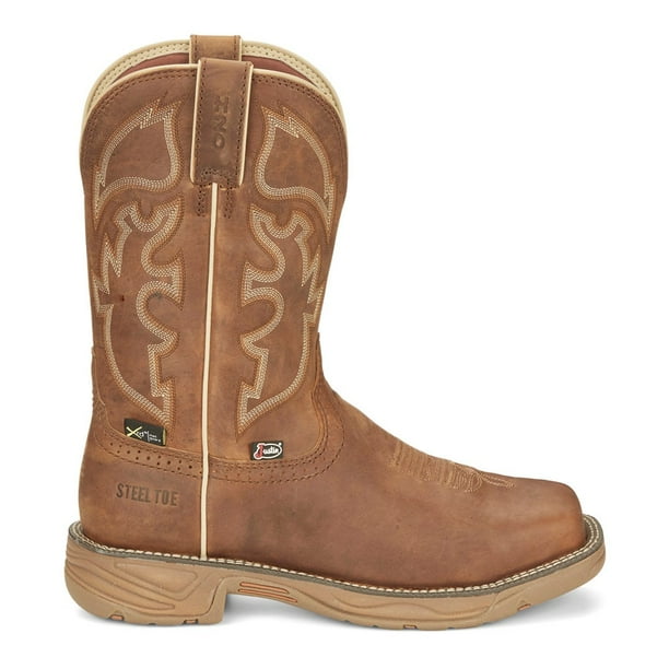 Justin safety toe boots best sale