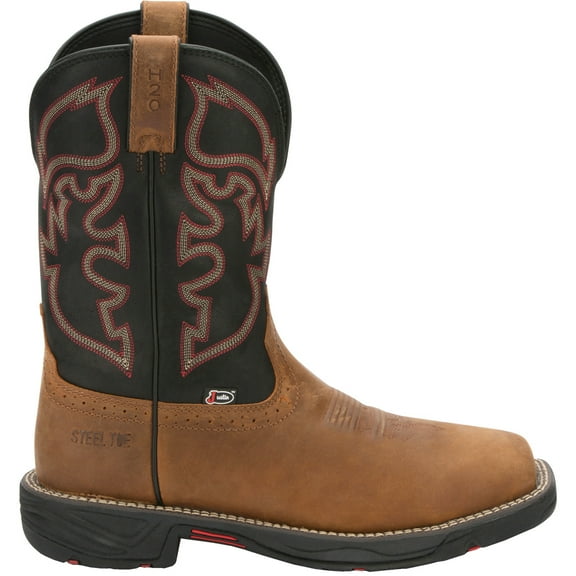Justin Men's Stampede Rush Western Work Boot Composite Toe - WK4337 9 EE  US
