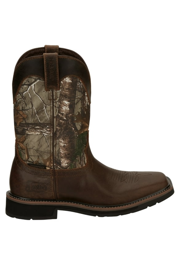 Men's Trekker Waterproof Western Work Boot Soft Toe - SE4676 7 EE  US