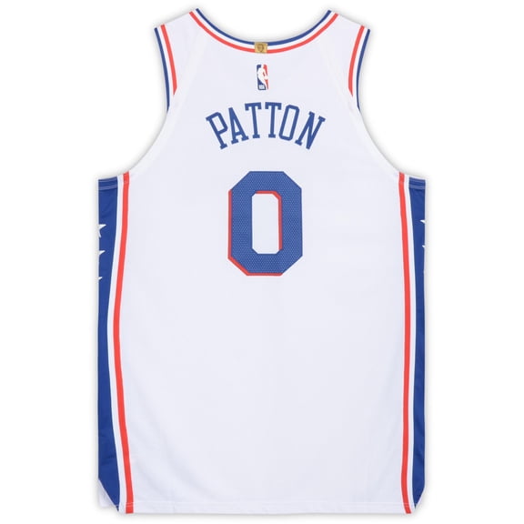 Justin Patton Philadelphia 76ers Player-Issued #0 White Jersey from the 2018-19 NBA Season - Size 52+4 - Fanatics Authentic Certified