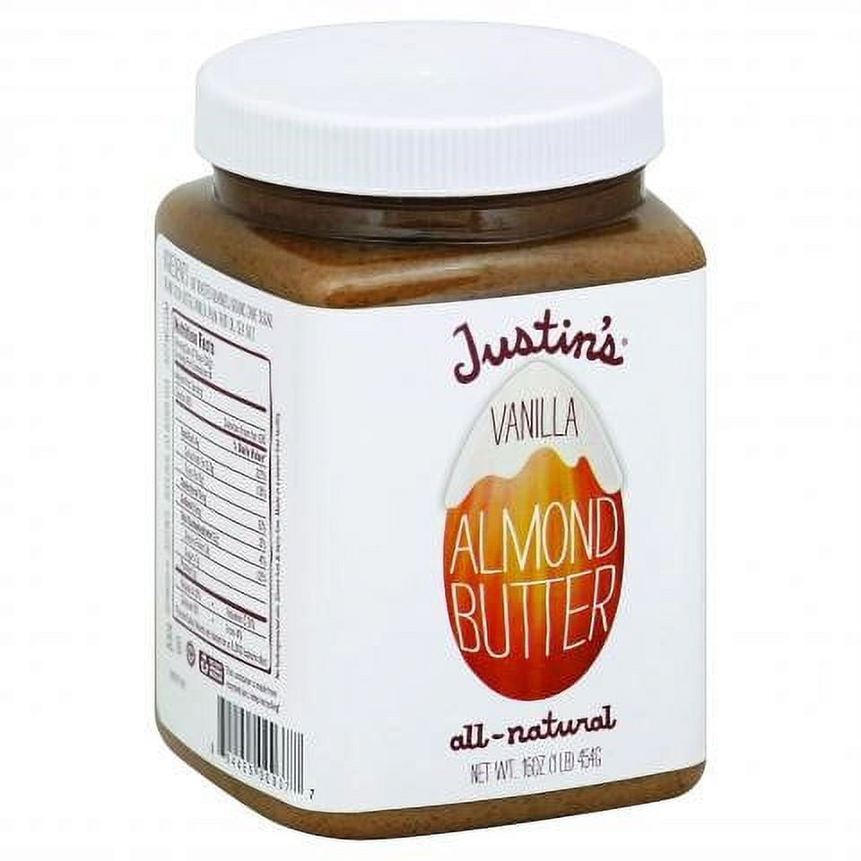 Justin'S Nut Butter Almond Butter Vanilla, 16 Oz
