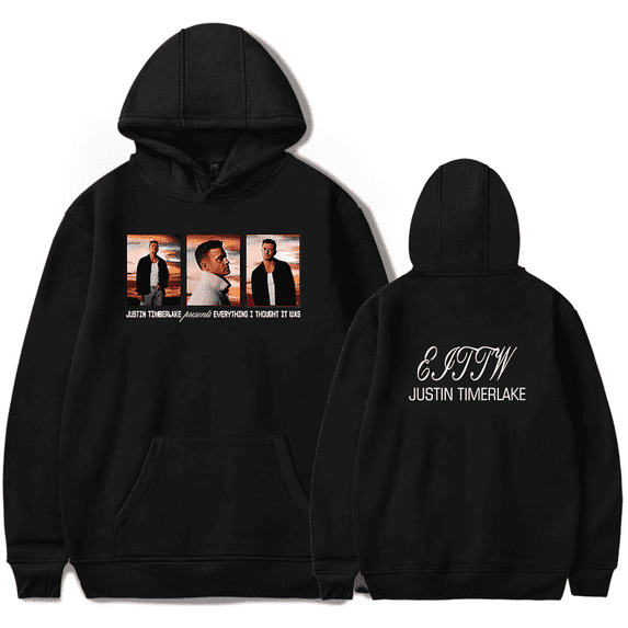 Justin Timberlake Eitiw Hoodie Unisex Hooded Sweatshirt Long Sleeve Tracksuit Pullover Coat