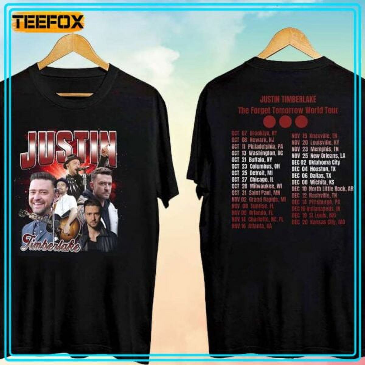 Justin Timberlake Tomorrow Tour 2024 Unisex TShirt