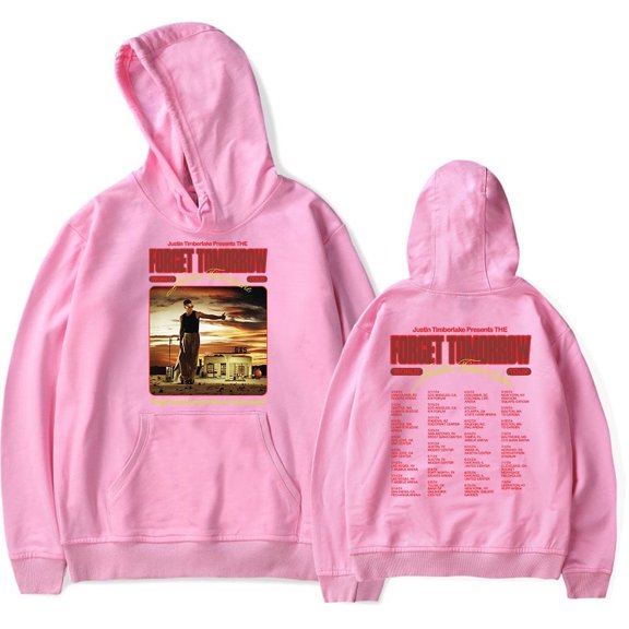 Justin Timberlake Hoodie 2024 Forget Tomorrow Tour Merch Hoodies Men Women Sweatshirt Long Sleeve Streetwear Pullover