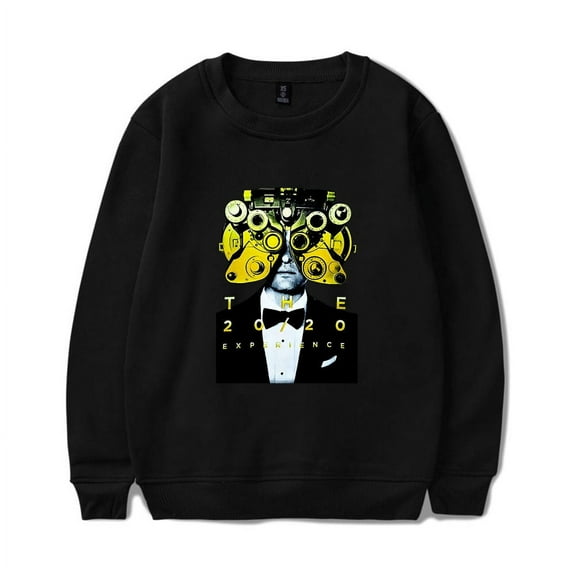 Justin Timberlake Merch 20/20 Album Crewncek Sweatshirt Merch Casual Sweatshirt Unisex Clothing