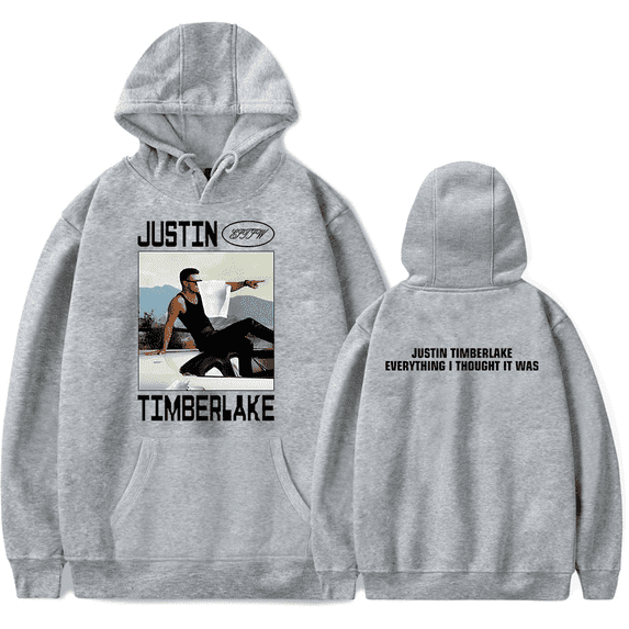 Justin Timberlake Merch Eitiw Hoodie Fashion Unisex Hooded Sweatshirt Long Sleeve Tracksuit Sweatwear Pullover Coat