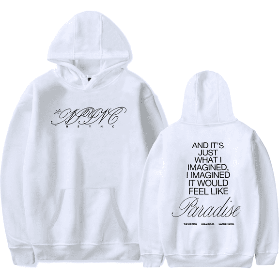 Justin Timberlake Merch Hoodies Nsync Paradise Hoodie Men Women Hooded Sweatshirt Long Sleeve Tracksuit Pullover Streetwear