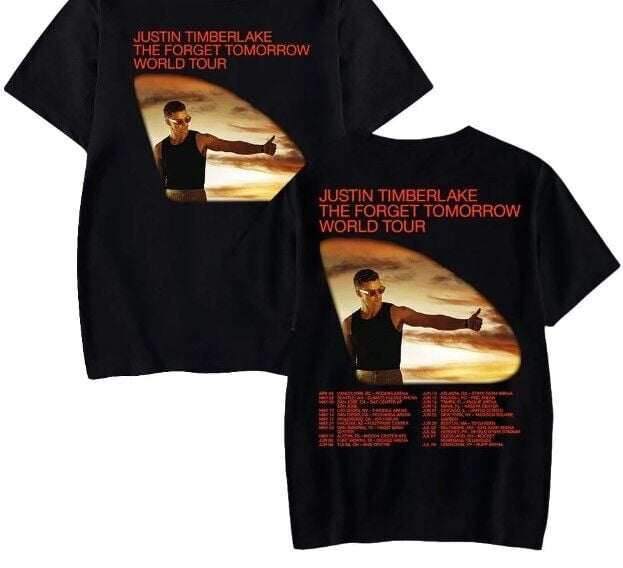 Justin Timberlake Tshirt 2024 The Tomorrow World Tour Short