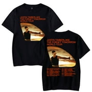 NEIGOPUGAI Justin Timberlake T-shirt 2024 The Forget Tomorrow World Tour Short Sleeve Tee Women Men Streetwear