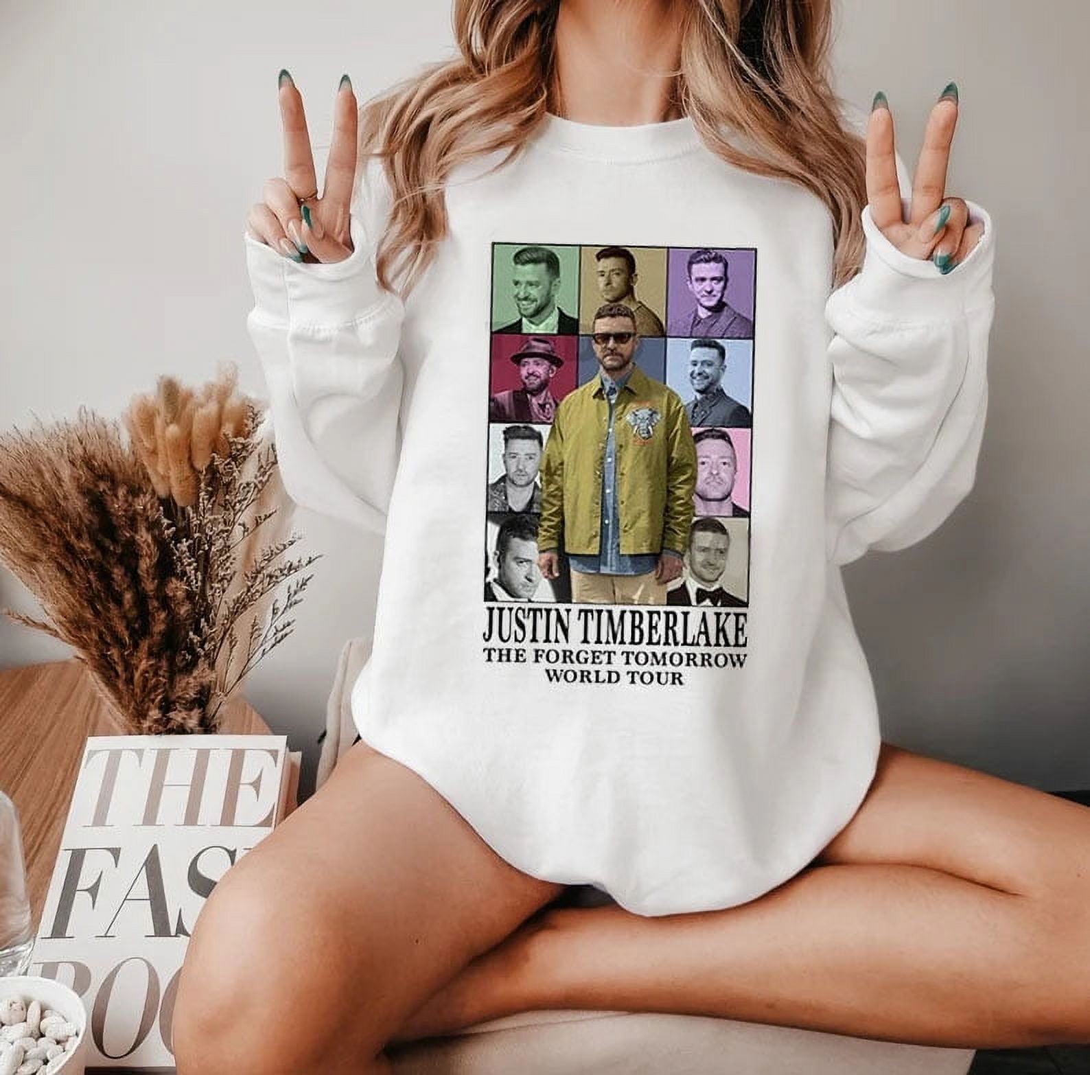 Justin Timberlake sweatshirt World Tour Justin Timberlake sweatshirt