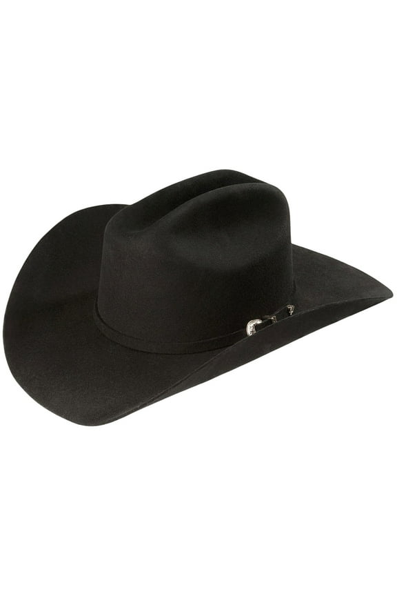 Unisex Rodeo 3X Felt Cowboy Hat Black 7 1/8