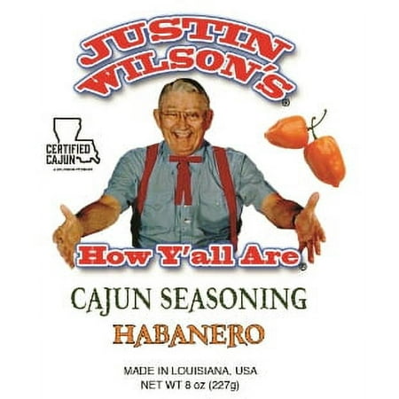 Justin Wilson's Habanero Cajun Mixed Seasoning
