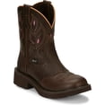 thumbnail image 1 of Justin Women's 8" Gemma Round Toe Western Boot Dark Brown - GY9526, 1 of 7