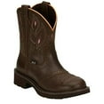 thumbnail image 1 of Justin Women's Gemma Shetland Western Boot Round Toe ONE SIZE DARK BROWN, 1 of 5