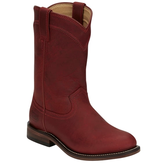 Justin Boots Womens Holland Round Toe Cowboy Mid Calf Boots