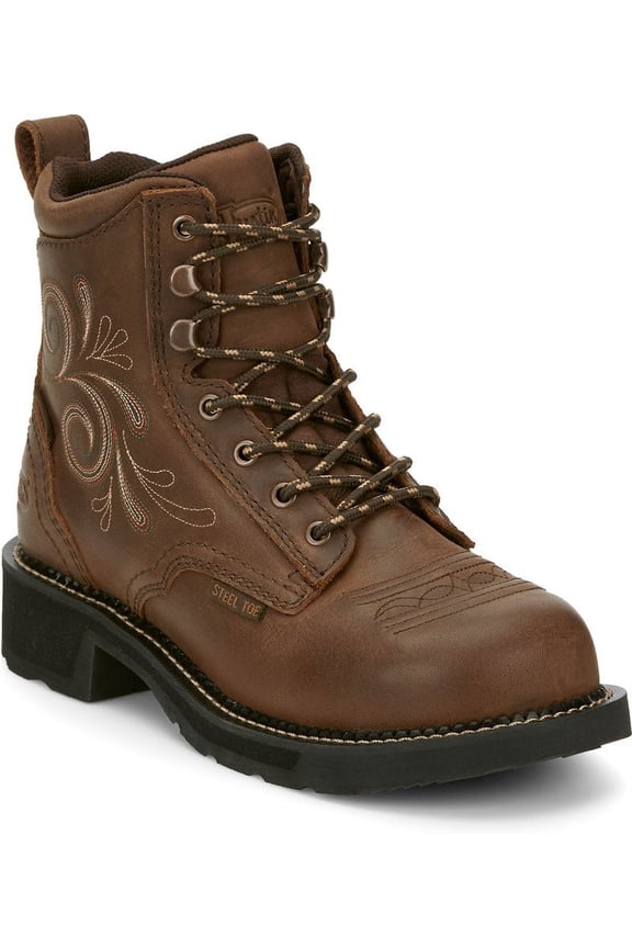 Women's Katerina Waterproof Work Boot Steel Toe - GY985 5 M US