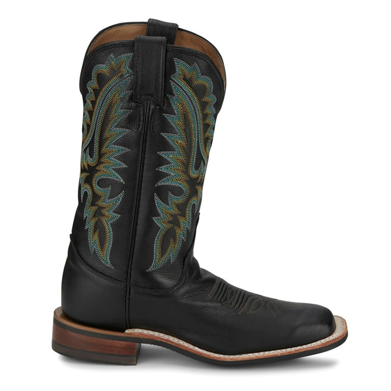 Justin Women s Shay Performance Western Boots Broad Square Toe