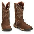 thumbnail image 1 of Justin Womens Rush Sq Toe ST Boots 1 RURAL CHOCOLATE WATER BUFFALO, 1 of 5