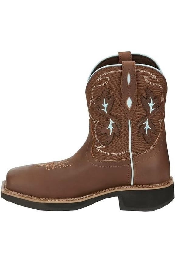 Women's Chisel Waterproof Western Work Boot Nano Composite Toe - GY9960 10 M US