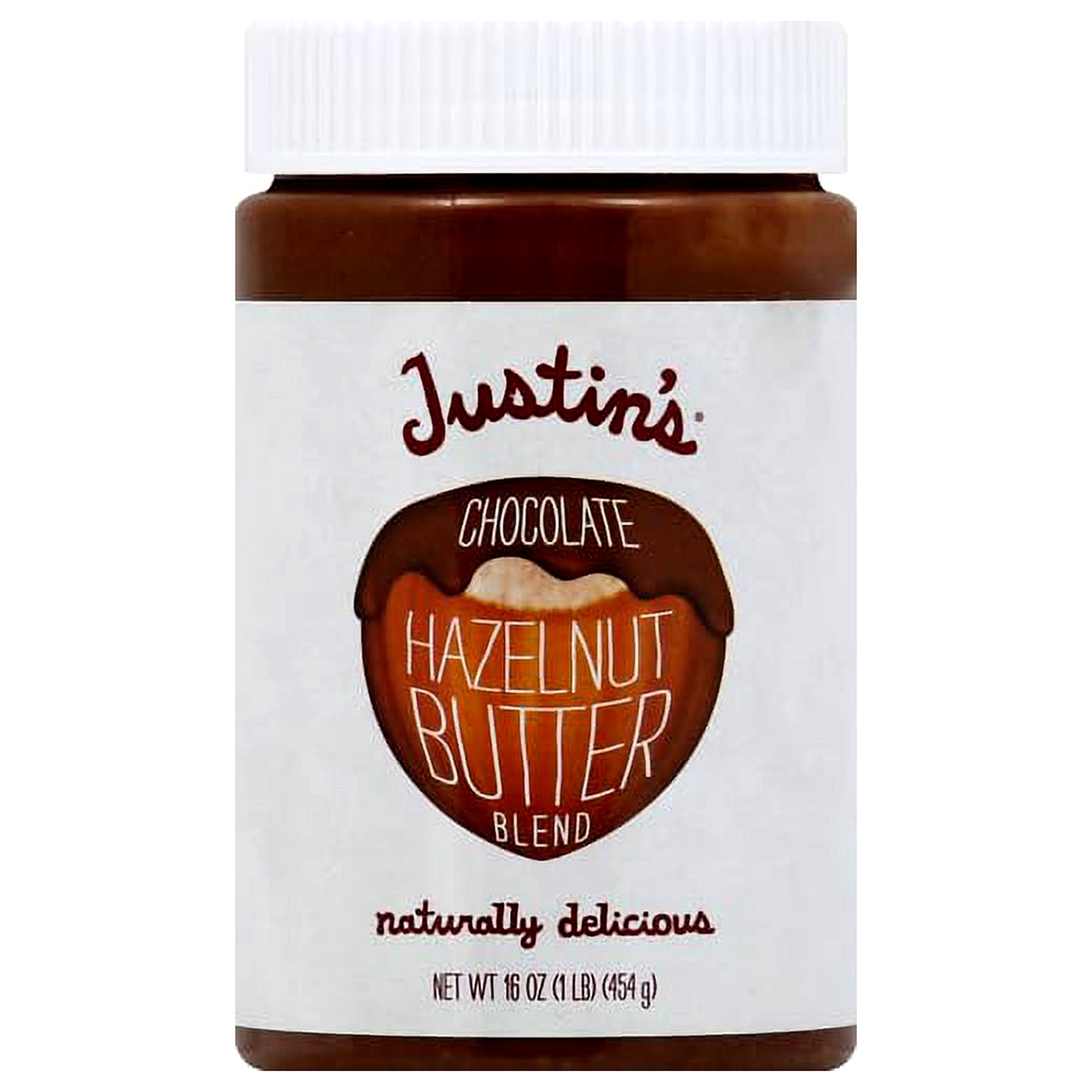 Justin's Chocolate Hazelnut and DC20&nbsp;Almond Butter, Organic Cocoa, No Stir, Gluten-free, Responsibly Sourced, 16 Ounce (Pack of 1)