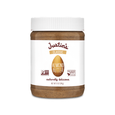 Justin's Classic Almond Butter, 12 oz Jar