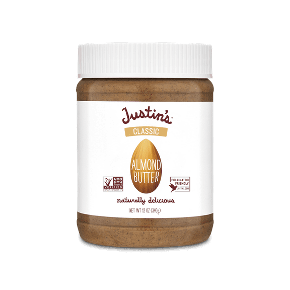 Justin's Classic Almond Butter, 12 oz Jar