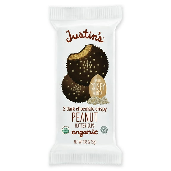 Justin's Cup Peanut Butter Crunch Chocolate 1.38 oz (Pack Of 12)